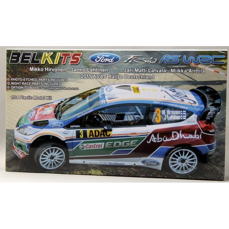 Belkits 1/24 Ford Fiesta Rs Wrc Hirvonen Lehtinen